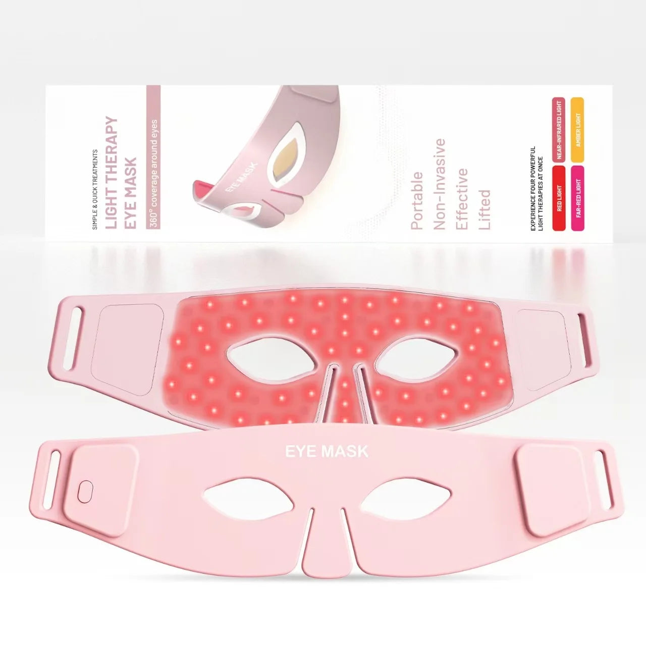 LUMIRALD AuraLight Eye Mask - pink edition